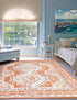 Savannah Elegance Collection Area Rug -  Tybee (Terracotta)