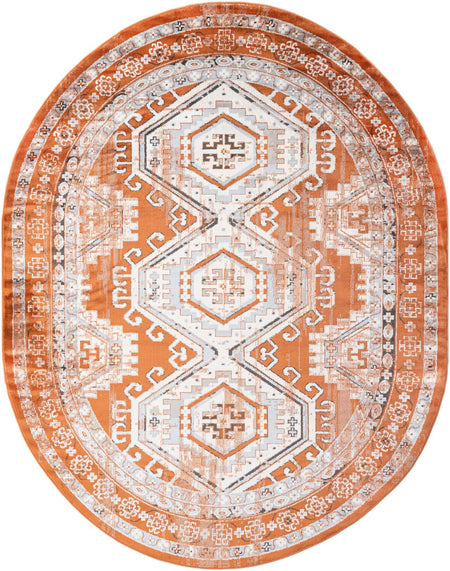 Savannah Elegance Collection Area Rug -  Tybee (Terracotta)