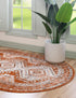 Savannah Elegance Collection Area Rug -  Tybee (Terracotta)