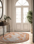 Savannah Elegance Collection Area Rug -  Tybee (Terracotta)