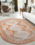 Savannah Elegance Collection Area Rug -  Tybee (Terracotta)