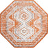 Savannah Elegance Collection Area Rug -  Tybee (Terracotta)