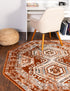 Savannah Elegance Collection Area Rug -  Tybee (Terracotta)