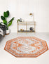 Savannah Elegance Collection Area Rug -  Tybee (Terracotta)