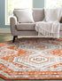 Savannah Elegance Collection Area Rug -  Tybee (Terracotta)