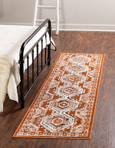 Savannah Elegance Collection Area Rug -  Tybee (Terracotta)