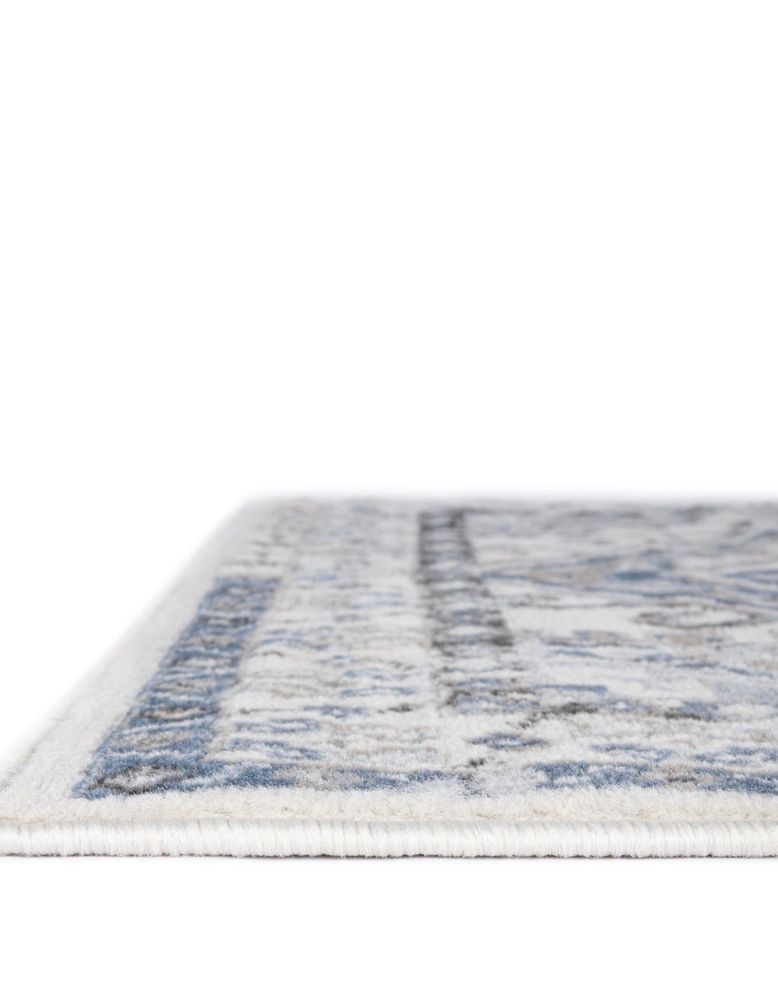 Savannah Elegance Collection Area Rug -  Tybee (Gray Blue)