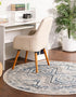 Savannah Elegance Collection Area Rug -  Tybee (Gray Blue)