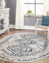 Savannah Elegance Collection Area Rug -  Tybee (Gray Blue)