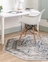 Savannah Elegance Collection Area Rug -  Tybee (Gray Blue)