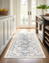 Savannah Elegance Collection Area Rug -  Tybee (Gray Blue)