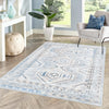 Savannah Elegance Collection Area Rug -  Tybee (Aqua Blue) Rectangle Aqua Blue  lifestyle 14