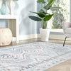 Savannah Elegance Collection Area Rug -  Tybee (Aqua Blue) Rectangle Aqua Blue  lifestyle 15