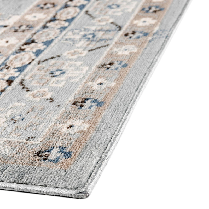 Savannah Elegance Collection Area Rug -  Tybee (Aqua Blue) Square Aqua Blue  lifestyle 46