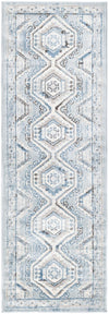 Savannah Elegance Collection Area Rug -  Tybee (Aqua Blue) Runner Aqua Blue  lifestyle 20