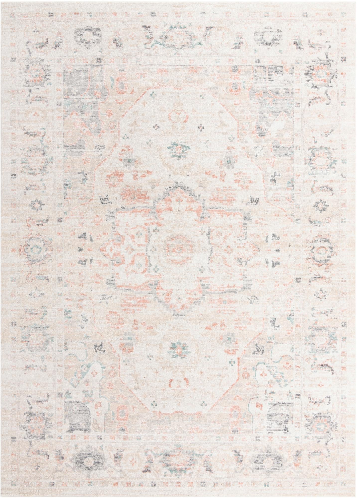 Parisian Elegance Collection Area Rug - Versailles (Ivory)