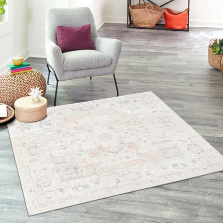 Parisian Elegance Collection Area Rug - Versailles (Ivory)