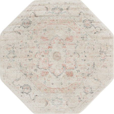 Parisian Elegance Collection Area Rug - Versailles (Ivory)