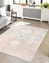 Parisian Elegance Collection Area Rug - Versailles (Rose Pink) Rectangle Rose Pink  lifestyle 2