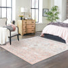 Parisian Elegance Collection Area Rug - Versailles (Rose Pink) Square Rose Pink  lifestyle 90