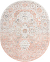 Parisian Elegance Collection Area Rug - Versailles (Rose Pink) Oval Rose Pink  lifestyle 18