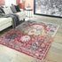 Parisian Elegance Collection Area Rug - Versailles (Pink Gray)