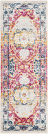 Parisian Elegance Collection Area Rug - Versailles (Pink Gray)