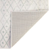 Marrakesh Lattice Collection Area Rug - Casablanca (Ivory Aqua) Rectangle Ivory Aqua  lifestyle 16