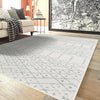 Marrakesh Lattice Collection Area Rug - Casablanca (Ivory Aqua) Rectangle Ivory Aqua  lifestyle 23