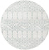 Marrakesh Lattice Collection Area Rug - Casablanca (Ivory Aqua)