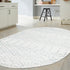 Marrakesh Lattice Collection Area Rug - Casablanca (Ivory Aqua)