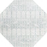 Marrakesh Lattice Collection Area Rug - Casablanca (Ivory Aqua)