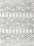 Marrakesh Lattice Collection Area Rug - Casablanca (Ivory Black)