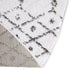 Marrakesh Lattice Collection Area Rug - Casablanca (Ivory Black)