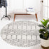 Marrakesh Lattice Collection Area Rug - Casablanca (Ivory Black)