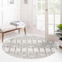 Marrakesh Lattice Collection Area Rug - Casablanca (Ivory Black)