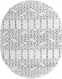 Marrakesh Lattice Collection Area Rug - Casablanca (Ivory Black)