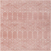 Marrakesh Lattice Collection Area Rug - Casablanca (Rose Pink) Square Rose Pink  lifestyle 23