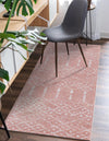 Marrakesh Lattice Collection Area Rug - Casablanca (Rose Pink) Runner Rose Pink  lifestyle 40