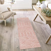 Marrakesh Lattice Collection Area Rug - Casablanca (Rose Pink) Runner Rose Pink  lifestyle 107