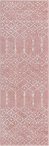 Marrakesh Lattice Collection Area Rug - Casablanca (Rose Pink) Runner Rose Pink  lifestyle 26