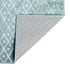 Marrakesh Lattice Collection Area Rug - Casablanca (Aqua)