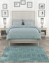 Marrakesh Lattice Collection Area Rug - Casablanca (Aqua)