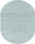 Marrakesh Lattice Collection Area Rug - Casablanca (Aqua)