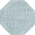 Marrakesh Lattice Collection Area Rug - Casablanca (Aqua)