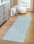 Marrakesh Lattice Collection Area Rug - Casablanca (Aqua)