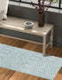 Marrakesh Lattice Collection Area Rug - Casablanca (Aqua)