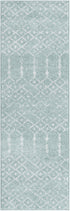 Marrakesh Lattice Collection Area Rug - Casablanca (Aqua)