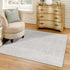 Marrakesh Lattice Collection Area Rug - Casablanca (Light Gray)