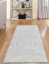 Marrakesh Lattice Collection Area Rug - Casablanca (Light Gray)